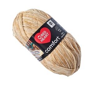 Red Heart Comfort Yarn  Washed Beige